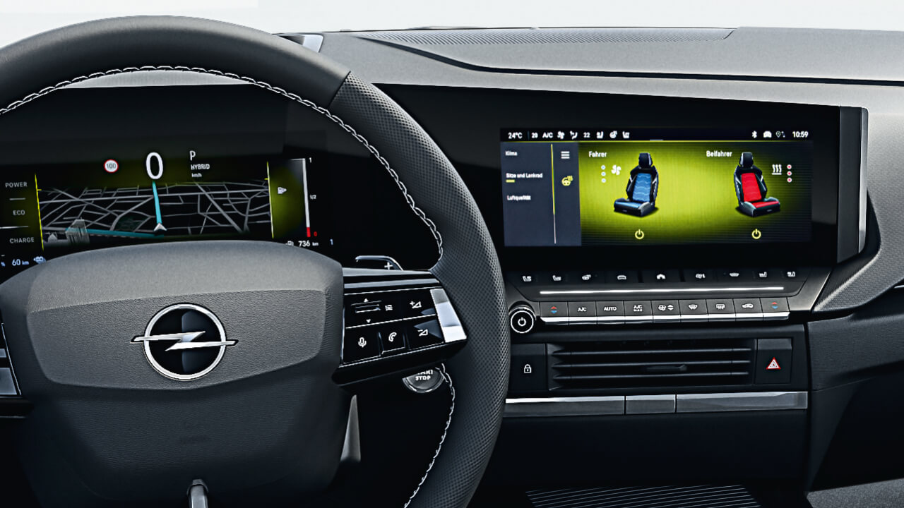 Opel Astra - Prémiové pohodlí - Vyhřívané prvky Opel Astra