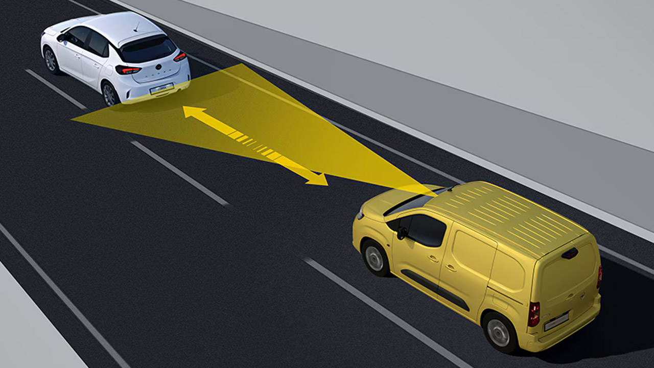Opel Combo Electric Van - Bezpečnost - Asistenční systémy řidiče Opel Combo Electric Van
