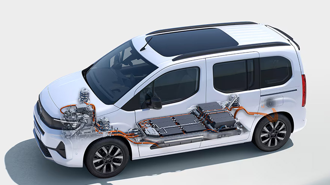 Opel Combo Electric- Jízdní dynamika - Moderní baterie Opel Combo Electric