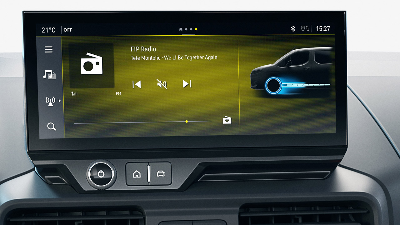 Opel Combo Electric- Jízdní dynamika - Monitoring údajů o vozidle Opel Combo Electric