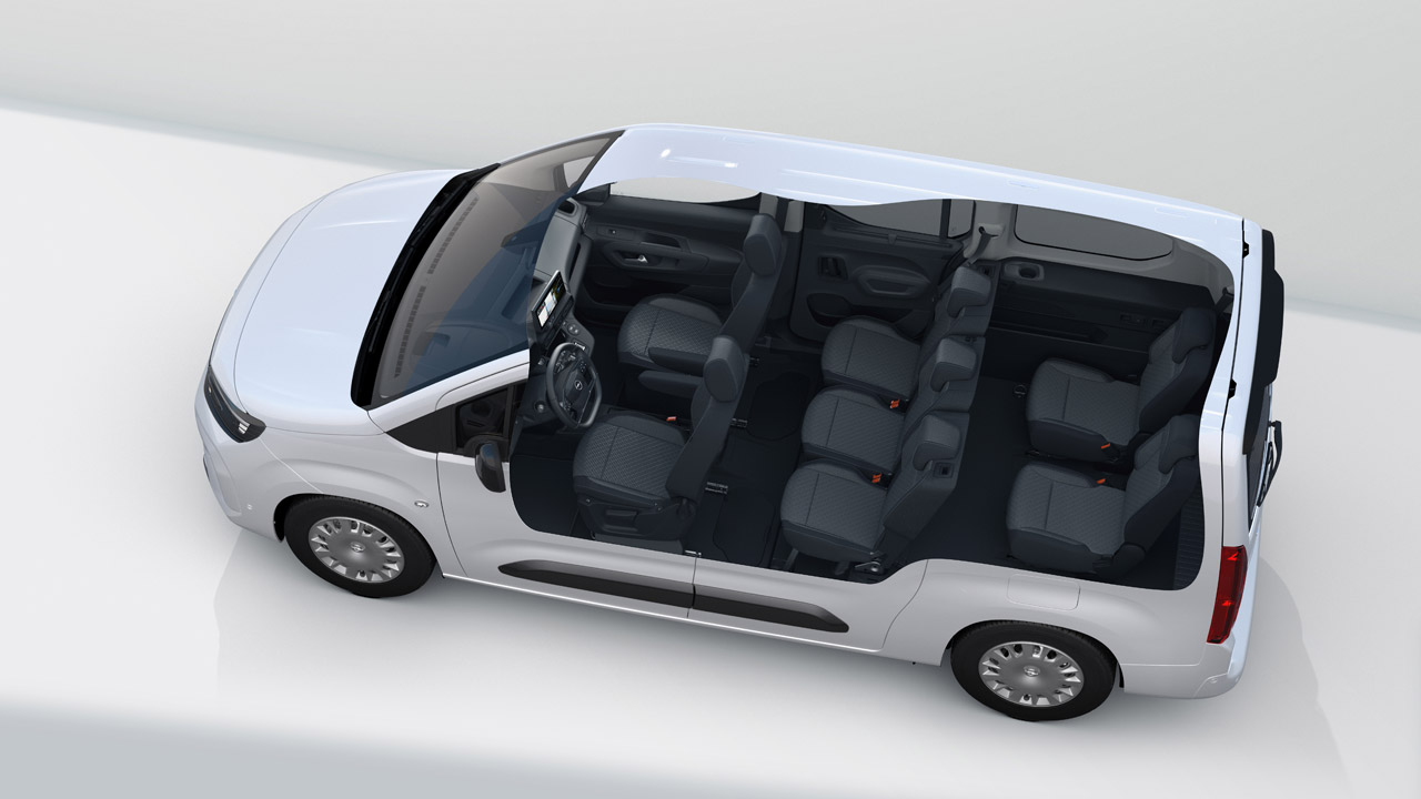 Opel Combo Electric- Všestrannost - Flexibilní sedadla Opel Combo Electric