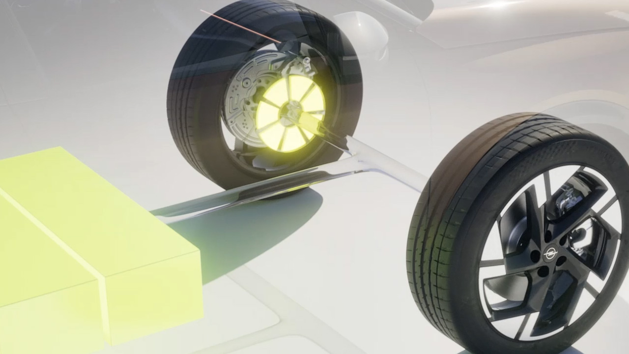Opel Grandland - Elektrický pohon - Regenerativní brždění Opel Grandland